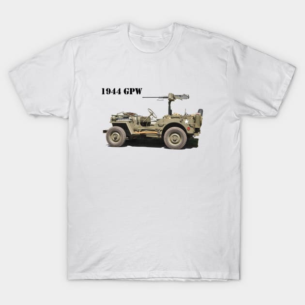 1944 GPW T-Shirt by Toadman's Tank Pictures Shop